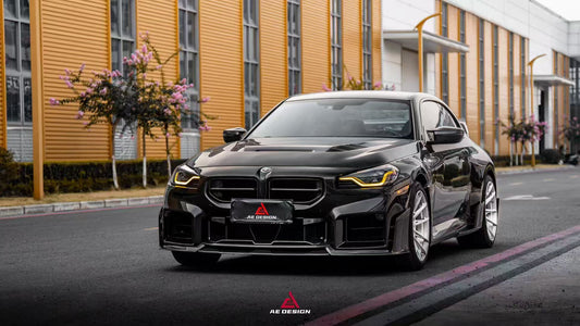 BMW M2 & M2C G87 2023 2024& with Aftermarket Parts - ART Style Side Skirts Pre-preg Carbon Fiber from ArmorExtend