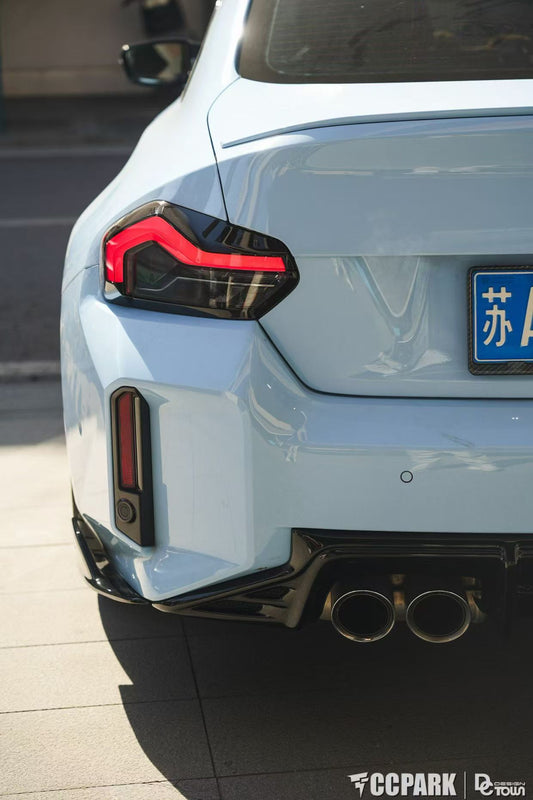 BMW M2C M2 G87 2023-ON with Aftermarket Parts - Rear Diffuser & Canards ABS from ArmorExtend