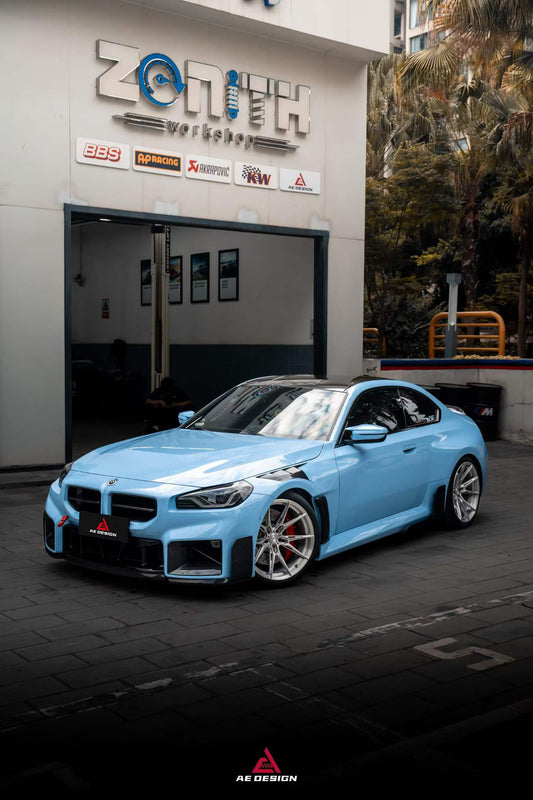 BMW M2 & M2C G87 2023 2024?with Aftermarket Parts - AE V2 Style Front Fenders Carbon Fiber from ArmorExtend