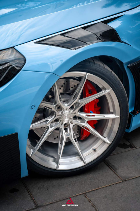 BMW M2 & M2C G87 2023 2024?with Aftermarket Parts - AE V2 Style Front Fenders Carbon Fiber from ArmorExtend