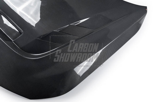 BMW M2 / C G87 2023 2024 &amp; 2 Series 230i M240i G42 2022 2023 2024 with Aftermarket Parts - AE Style Hood Bonnet Double-sided Carbon Fiber from ArmorExtend