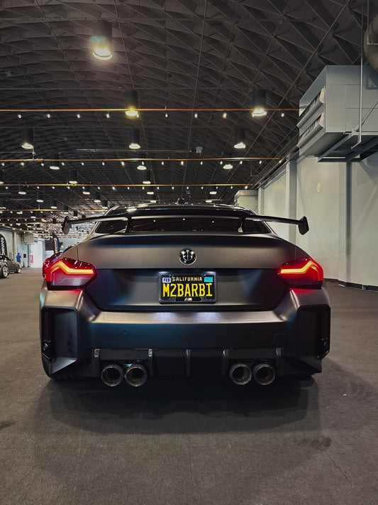 BMW M2 G87 2023-ON & 2 Series M240 230 G42 2022-ON with Aftermarket Parts - MP Style Rear Wing Carbon Fiber/FRP from ArmorExtend