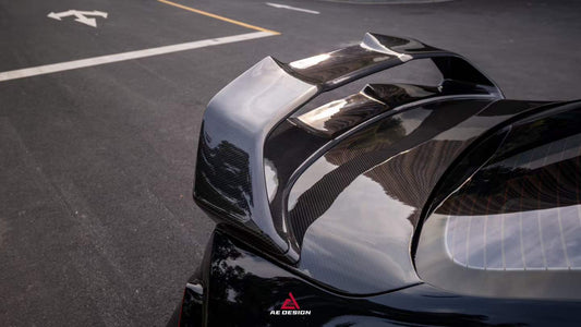 BMW M2 M2C G87 2023-ON & 2 Series M240 230 G42 2022-ON with Aftermarket Parts - ART V4 Rear Lip Spoiler Dry Pre-preg Carbon Fiber from ArmorExtend
