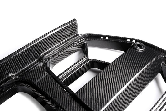 BMW M3 M3C M3CS G80 G81 2021-ON & M4 M4C M4CS G82 G83 2021-ON with Aftermarket Parts - CSL / Without ACC & CSL / With ACC Front Kidney Grill Pre-preg Carbon Fiber from ArmorExtend