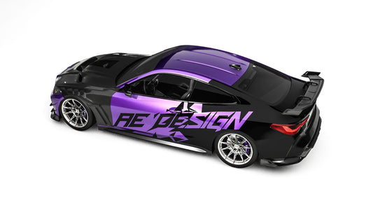 BMW M4 / M4C / M4CS G82 G83 2021-ON with Aftermarket Parts - ART Widebody Front Fenders Dry Pre-preg Carbon Fiber from ArmorExtend