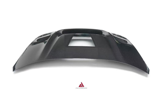 BMW M3CS M3C M3 G80 G81 2021-ON & M4CSL M4CS M4C M4 G82 G83 2021-ON with Aftermarket Parts - ART Vented Transparent Glass V2 Style Hood Bonnet Dry Pre-preg Carbon Fiber from ArmorExtend