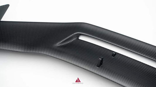 BMW M4 G82 2021-ON & 4 Series G22 430i M440i 2020-ON with Aftermarket Parts - GT Rear Wing Dry Pre-preg Carbon Fiber from ArmorExtend