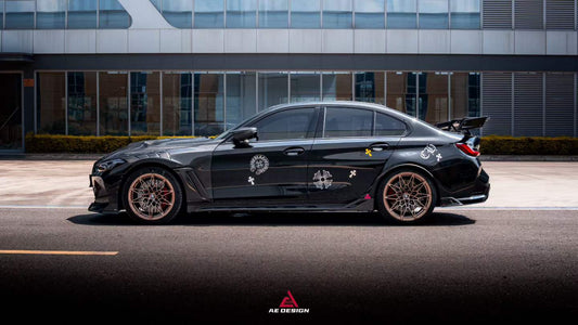 BMW M4 G82 2021-ON & 4 Series G22 430i M440i 2020-ON with Aftermarket Parts - GT Rear Wing Dry Pre-preg Carbon Fiber from ArmorExtend
