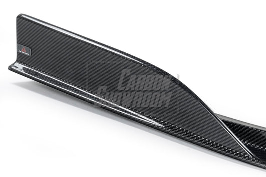 BMW M5/M5C F90 (Fits Both Pre-LCI & LCI) 2018 2019 2020 2021 2022 2023 2024 & 5 Series G30 540i (With M-Package Bumper) M550i (Fits Both Pre-LCI & LCI) 2017 2018 2019 2020 2021 2022 2023 2024 with Aftermarket Parts - AE Rear Diffuser Carbon Fiber from ArmorExtend