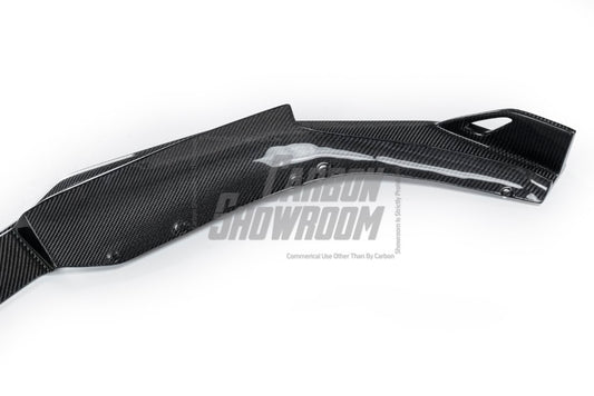 BMW M5 / M5C F90 Pre-LCI 2018 2019 2020 & M5 / M5C F90 LCI 2021 2022 2023 2024 With Aftermarket Parts - AE Lower Lip & Middle Lip Carbon Fiber from ArmorExtend