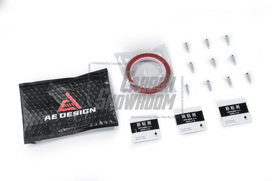 BMW M5 / M5C F90 Pre-LCI 2018 2019 2020 & M5 / M5C F90 LCI 2021 2022 2023 2024 With Aftermarket Parts - AE Lower Lip & Middle Lip Carbon Fiber from ArmorExtend
