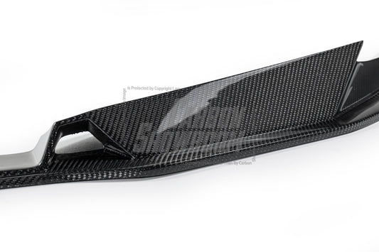 BMW M5 / M5C F90 Pre-LCI 2018 2019 2020 & M5 / M5C F90 LCI 2021 2022 2023 2024 With Aftermarket Parts - AE Lower Lip & Middle Lip Carbon Fiber from ArmorExtend