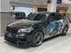 BMW X3M X3MC F97 Pre-LCI 2019 2020 2021 & X4M X4MC F98 Pre-LCI 2019 2020 2021 with Aftermarket Parts - AE Front Lip Carbon Fiber from ArmorExtend