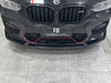 BMW X3M X3MC F97 Pre-LCI 2019 2020 2021 & X4M X4MC F98 Pre-LCI 2019 2020 2021 with Aftermarket Parts - AE Front Lip Carbon Fiber from ArmorExtend