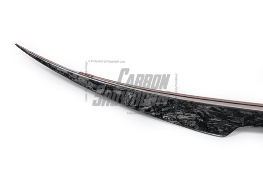 BMW X3M X3MC F97 (Fits Both Pre-LCI & LCI) 2019 2020 2021 2022 2023 2024 with Aftermarket Parts - AE Style Rear Spoiler Carbon Fiber from ArmorExtend