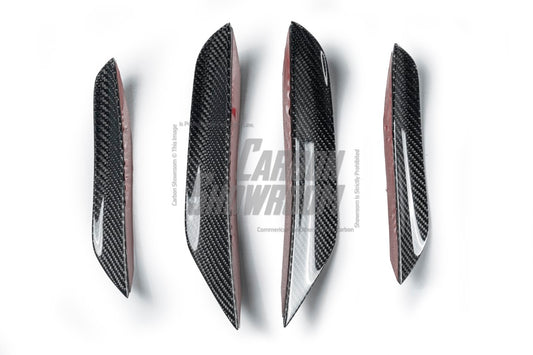 BMW X5 G05 M50i & X/S Drive 40i (With M-Package) Pre-LCI 2019 2020 2021 with Aftermarket Parts - AE Style Front Canards Carbon Fiber from ArmorExtend