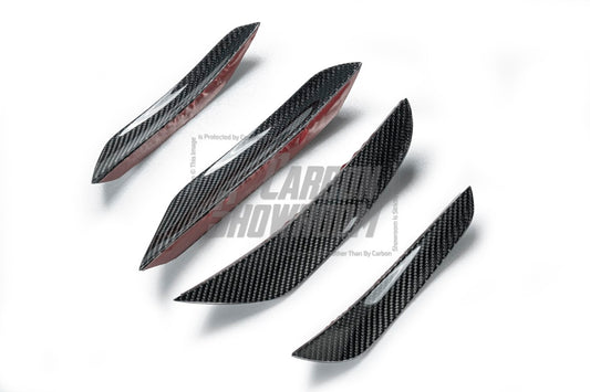 BMW X5 G05 M50i & X/S Drive 40i (With M-Package) Pre-LCI 2019 2020 2021 with Aftermarket Parts - AE Style Front Canards Carbon Fiber from ArmorExtend