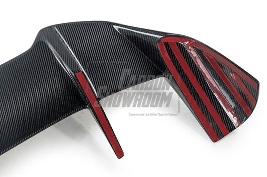 BMW X5 G05 M50i X/S Drive 40i (with M-Package) (Fits Both Pre-LCI & LCI) 2019 2020 2021 2022 2023 2024 with Aftermarket Parts - AE Style Rear Roof Spoiler Carbon Fiber from ArmorExtend