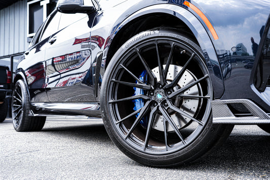 BMW X5 M60i xDrive50e x/sDrive40i G05 (Fits Both Pre-LCI & LCI) 2020-ON & X5M X5MC F95 (Fits Both Pre-LCI & LCI) 2020-ON & X6 M60I xDrive40i G06 (Fits Pre-LCI & LCI) 2020-ON & X6M X6MC F96 (Fits Pre-LCI & LCI) 2020-ON with Aftermarket Parts - AE Design Side Skirts Pre-preg Carbon Fiber from Armorextend