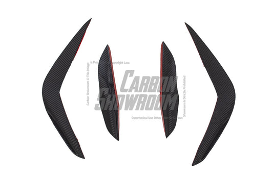 BMW X5 s/x Drive 40i & xDrive 50e (With M-Package, does not fit base model) & M60i G05 LCI 2023-ON with Aftermarket Parts - AE Style Carbon Fiber Front Canards from ArmorExtend