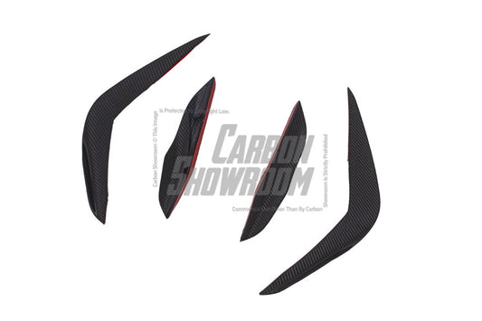 BMW X5 s/x Drive 40i & xDrive 50e (With M-Package, does not fit base model) & M60i G05 LCI 2023-ON with Aftermarket Parts - AE Style Carbon Fiber Front Canards from ArmorExtend