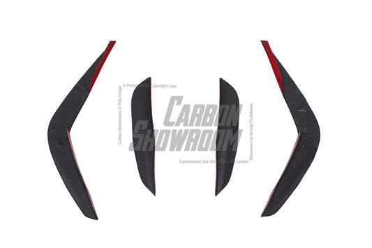 BMW X5 s/x Drive 40i & xDrive 50e (With M-Package, does not fit base model) & M60i G05 LCI 2023-ON with Aftermarket Parts - AE Style Carbon Fiber Front Canards from ArmorExtend