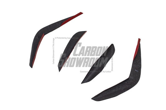 BMW X5 s/x Drive 40i & xDrive 50e (With M-Package, does not fit base model) & M60i G05 LCI 2023-ON with Aftermarket Parts - AE Style Carbon Fiber Front Canards from ArmorExtend