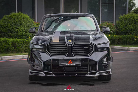 BMW XM / XM Label Red G09 2023-ON with Aftermarket Parts - AE Front Lip Carbon Fiber from ArmorExtend