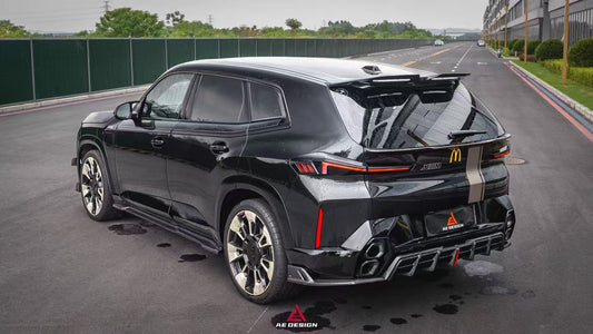 BMW XM / XM Label Red G09 2023-ON with Aftermarket Parts - AE Rear Roof Spoiler Carbon Fiber from ArmorExtend