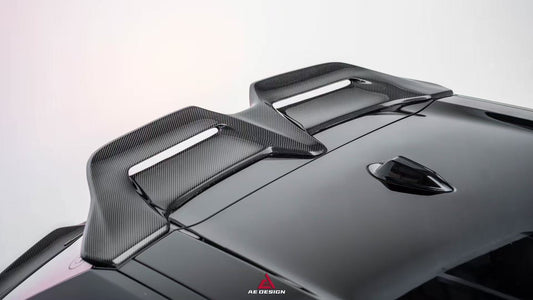 BMW XM / XM Label Red G09 2023-ON with Aftermarket Parts - AE Rear Roof Spoiler Carbon Fiber from ArmorExtend