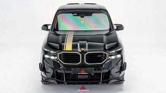 BMW XM / XM Label Red G09 2023-ON with Aftermarket Parts - AE Front Lip Carbon Fiber from ArmorExtend