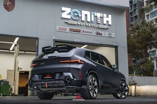 BMW XM / XM Label Red G09 2023-ON with Aftermarket Parts - AE Rear Lip Spoiler Pre-preg Carbon Fiber from ArmorExtend