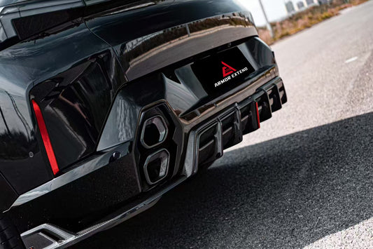 BMW XM / XM Label Red G09 2023-ON with Aftermarket Parts - AE Rear Diffuser & Canards Pre-preg Carbon Fiber from ArmorExtend