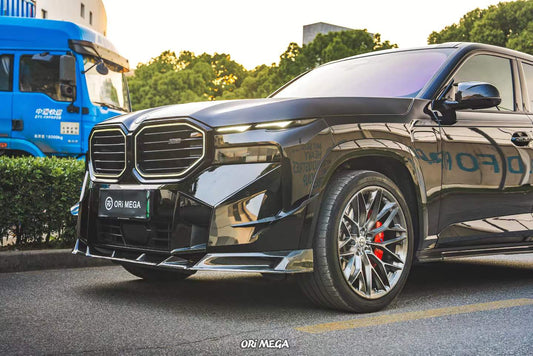BMW XM / XM Label Red G09 2023-ON with Aftermarket Parts - AE Front Lip Pre-preg Carbon Fiber from ArmorExtend