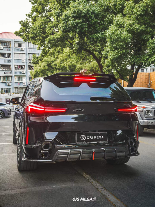 BMW XM / XM Label Red G09 2023-ON with Aftermarket Parts - AE Rear Diffuser & Canards Pre-preg Carbon Fiber from ArmorExtend