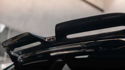  BMW XM / XM Label Red G09 2023-ON with Aftermarket Parts - AE Rear Roof Spoiler Pre-preg Carbon Fiber from ArmorExtend 