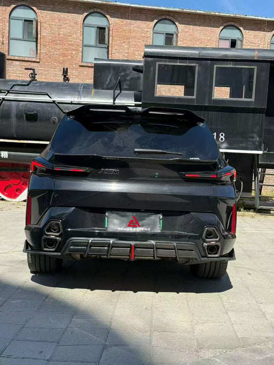 BMW XM / XM Label Red G09 2023-ON with Aftermarket Parts - AE Rear Lip Spoiler Pre-preg Carbon Fiber from ArmorExtend