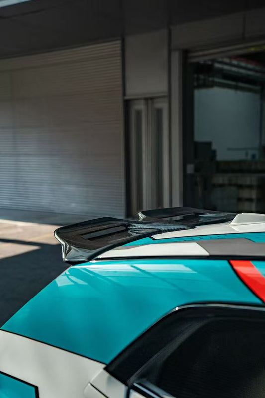 BMW XM / XM Label Red G09 2023-ON with Aftermarket Parts - AE Rear Roof Spoiler Pre-preg Carbon Fiber from ArmorExtend