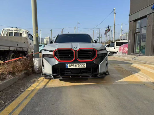 BMW XM / XM Label Red G09 2023-ON with Aftermarket Parts - AE Front Lip Pre-preg Carbon Fiber from ArmorExtend