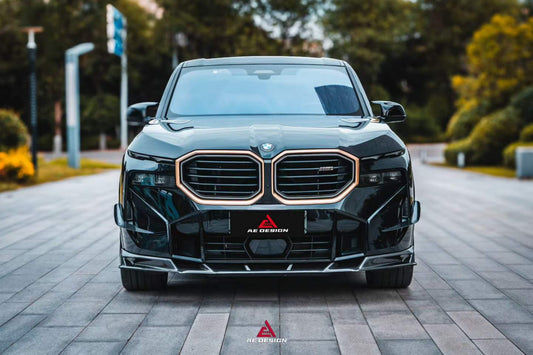 BMW XM / XM Label Red G09 2023-ON with Aftermarket Parts - AE Front Lip Pre-preg Carbon Fiber from ArmorExtend