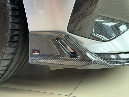 BMW i5 xDrive40 / i5 eDrive40 (with M-package bumper, does not fit base mode) / i5 M60 G60 G61 2024-ON & 5 Series 540i xDrive / 530i xDrive / 530i (with M-package bumper, does not fit base model) / 550e xDrive G60 G61 2024-ON with Aftermarket Parts - AE Design Front Lip Carbon Fiber?from ArmorExtend