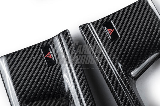 BMW i7 M70 / xDrive60 / eDrive50 G70 2023-ON & 7 Series 760i xDrive / 750e xDrive / 740i xDrive / 740i G70 2023-ON with Aftermarket Parts - AE Style Vacuumed Carbon Front Lip & side splitters?from ArmorExtend 