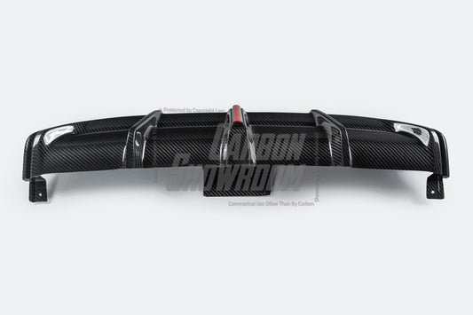 Mercedes Benz GLC43 AMG & GLC300 (with sport-package bumper, does not fit base model) W253 GLC & GLC Coupe 2020 2021 2022 2023 with Aftermarket Parts - AE Style Rear Diffuser & Canards Carbon Fiber from ArmorExtend