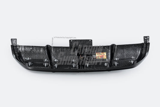 Mercedes Benz GLC43 AMG & GLC300 (with sport-package bumper, does not fit base model) W253 GLC & GLC Coupe 2020 2021 2022 2023 with Aftermarket Parts - AE Style Rear Diffuser & Canards Carbon Fiber from ArmorExtend