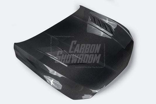 Cadillac CT5 CT5V Blackwing V Premium Luxury Sport Base 2020-ON with Aftermarket Parts - AE Vented Style Hood Bonnet Double-sided Carbon Fiber?from?ArmorExtend