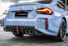 BMW M2 M2C G87 2023-ON with Aftermarket Parts - ART & ART Street Version & AE Track Version Style Pre-preg Carbon Fiber Rear Diffuser & Canards from ArmorExtend