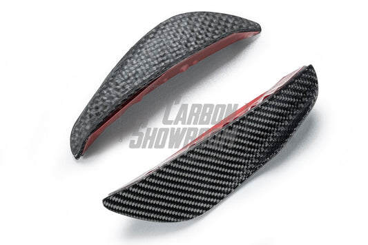 Mercedes Benz C-Class C63S C63 AMG W205 Coupe Convertible 2015 2016 2017 2018 2019 2020 2021 2022 2023 (suitable for both pre-facelift and facelift) with Aftermarket Parts - AE Front Canards Carbon Fiber from ArmorExtend