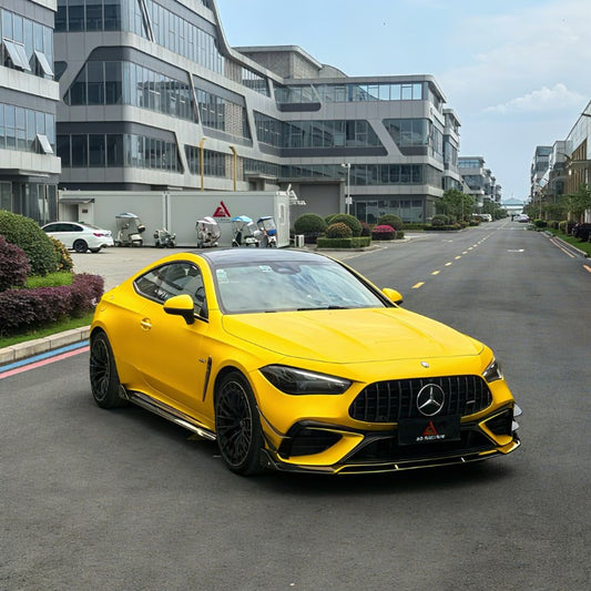 Mercedes Benz CLE-Class AMG CLE 53 C236 A236 2024-ON with Aftermarket Parts - AE StyleSide Skirts Dry Pre-preg Carbon Fiber from ArmorExtend