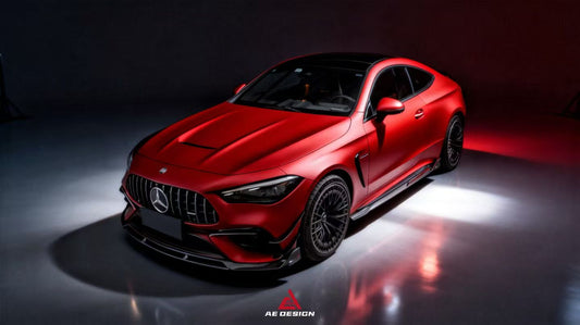 Mercedes Benz CLE-Class AMG CLE 53 C236 A236 2024-ON with Aftermarket Parts - AE Style Front Canards Dry Pre-preg Carbon Fiber from ArmorExtend