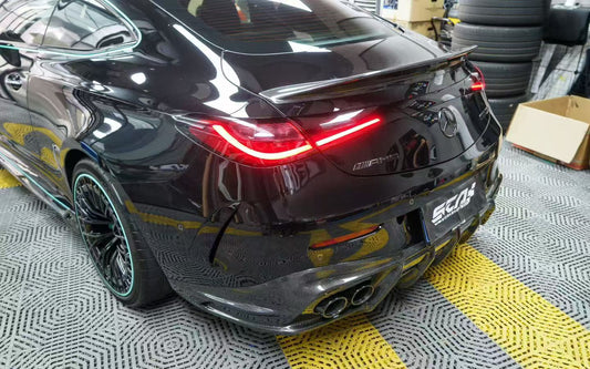 Mercedes Benz CLE-Class AMG CLE 53 C236 A236 2024-ON with Aftermarket Parts - AE Style Rear Diffuser Dry Pre-preg Carbon Fiber from?ArmorExtend